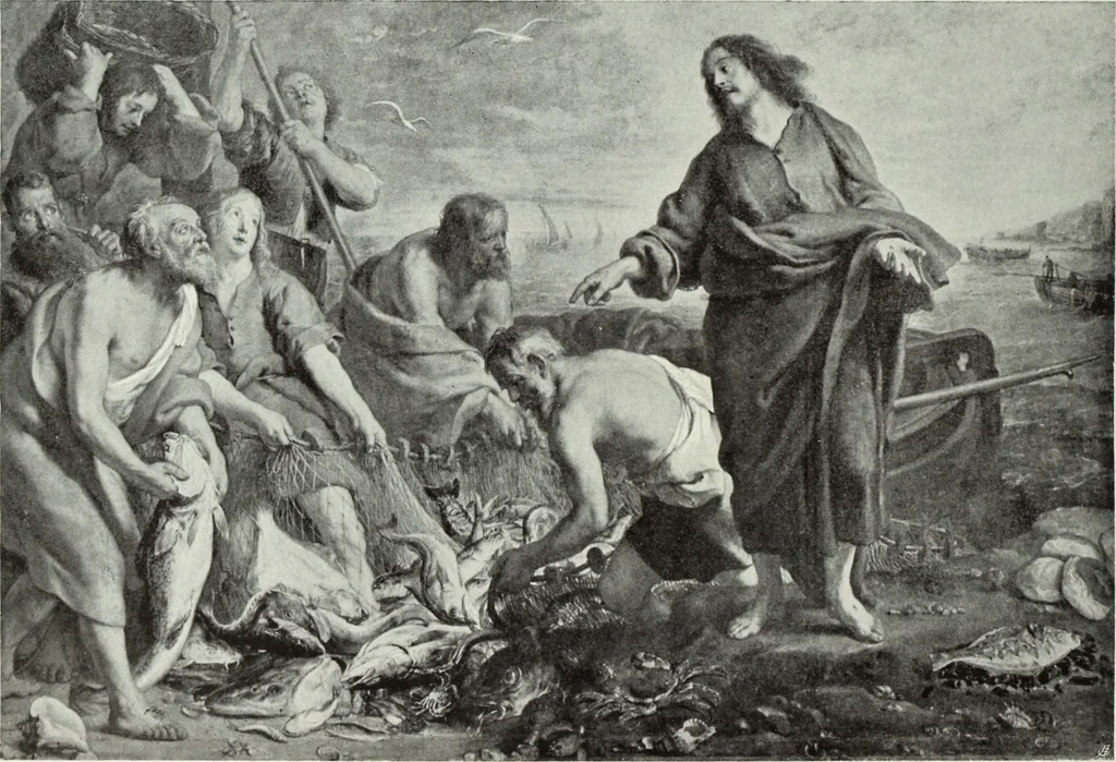 An illustration from The Gospels in art; the life of Christ, by great painters from Fra Angelico to Holman Hunt;, 1904, leaf 145