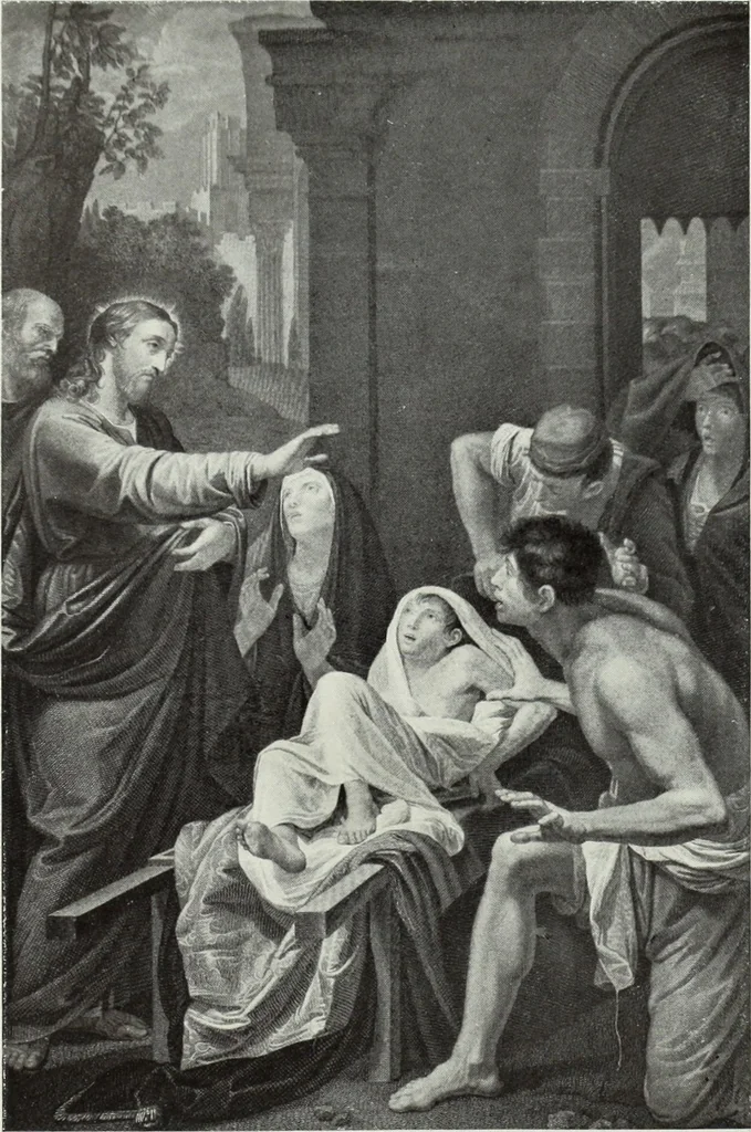 An illustration from The Gospels in art; the life of Christ, by great painters from Fra Angelico to Holman Hunt;, 1904, leaf 149