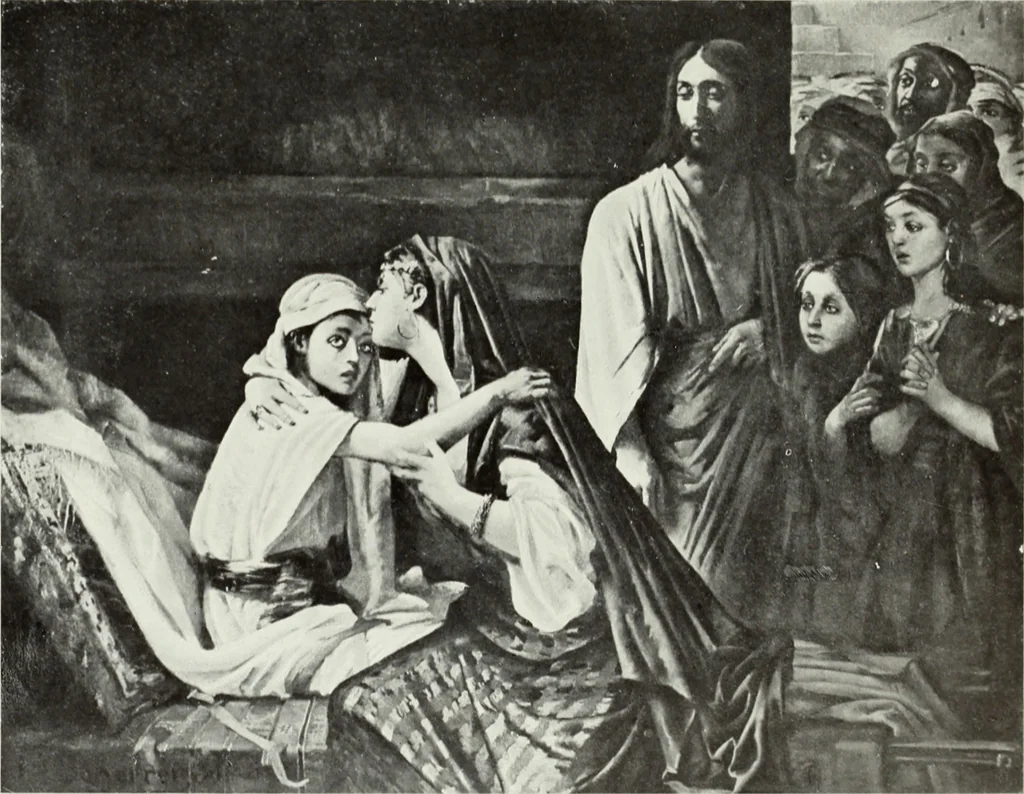 An illustration from The Gospels in art; the life of Christ, by great painters from Fra Angelico to Holman Hunt;, 1904, leaf 150