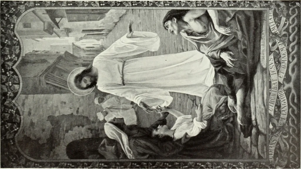An illustration from The Gospels in art; the life of Christ, by great painters from Fra Angelico to Holman Hunt;, 1904, leaf 150