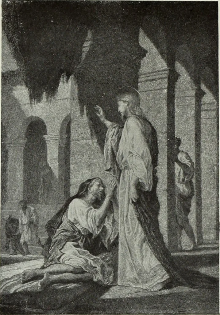An illustration from The Gospels in art; the life of Christ, by great painters from Fra Angelico to Holman Hunt;, 1904, leaf 151