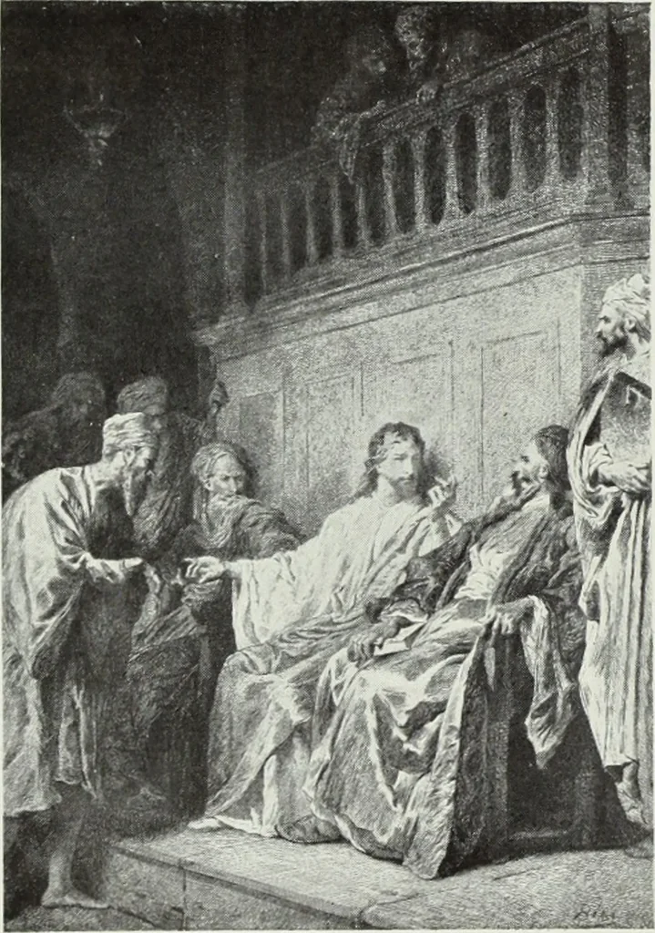 An illustration from The Gospels in art; the life of Christ, by great painters from Fra Angelico to Holman Hunt;, 1904, leaf 151