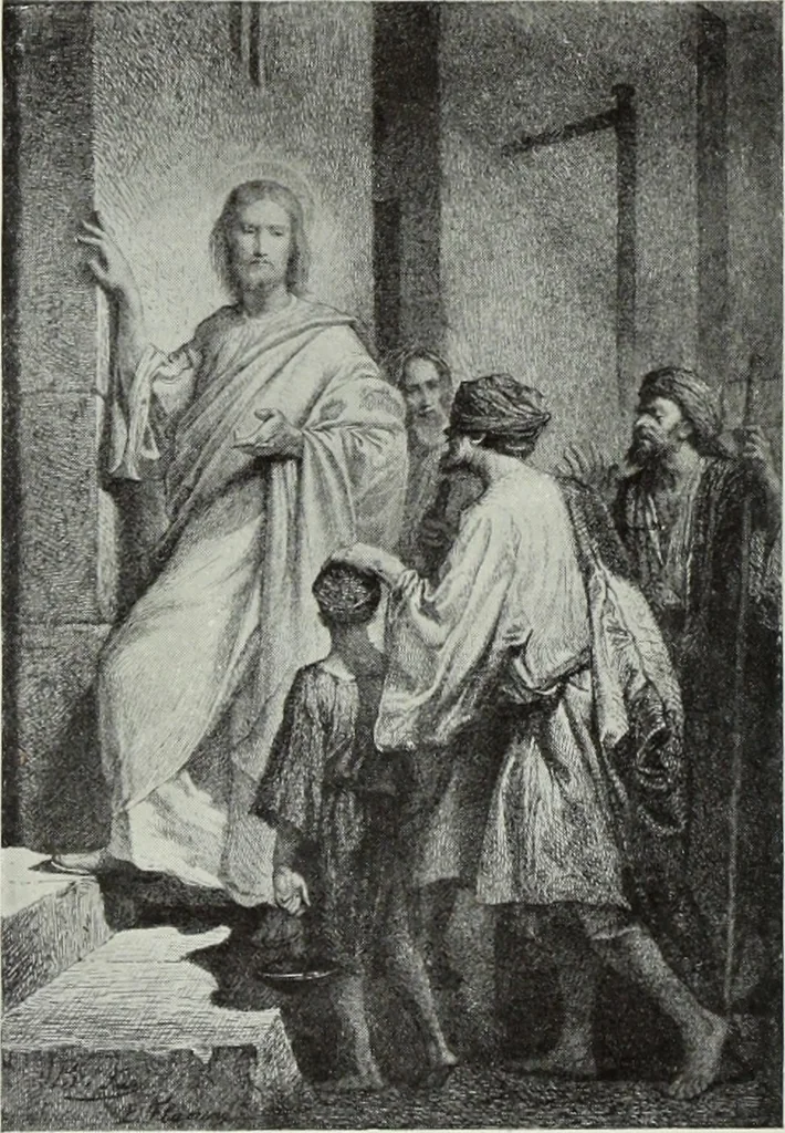 An illustration from The Gospels in art; the life of Christ, by great painters from Fra Angelico to Holman Hunt;, 1904, leaf 151
