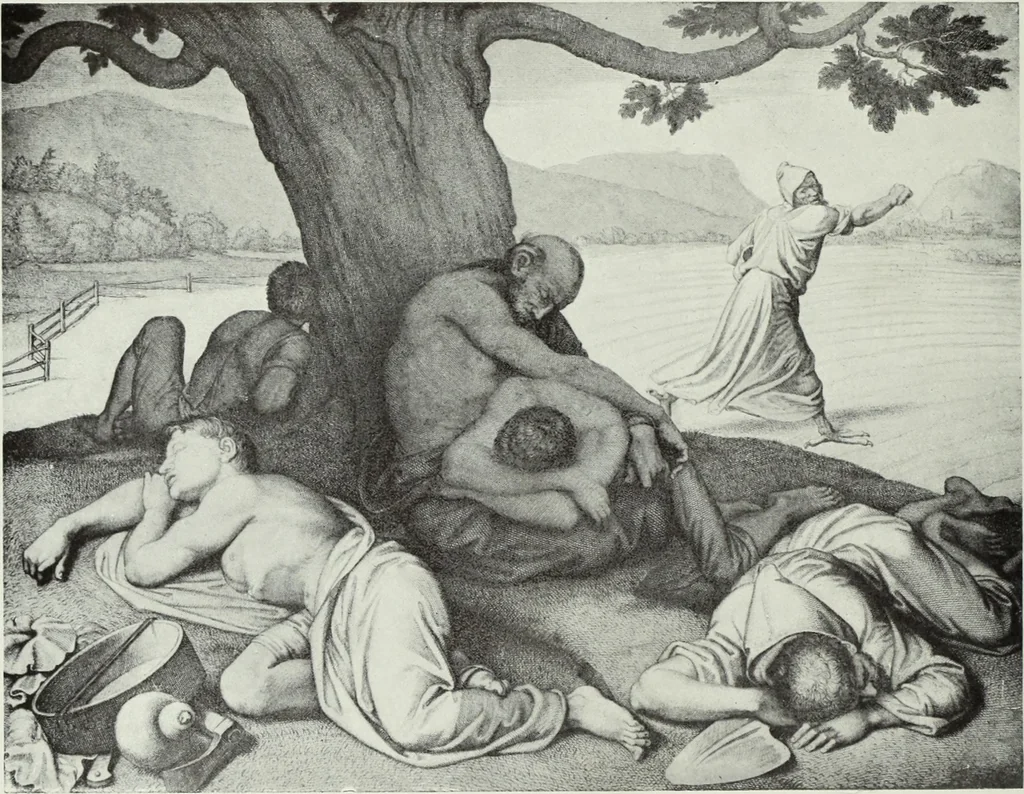 An illustration from The Gospels in art; the life of Christ, by great painters from Fra Angelico to Holman Hunt;, 1904, leaf 155