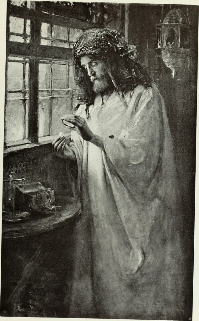An illustration from The Gospels in art; the life of Christ, by great painters from Fra Angelico to Holman Hunt;, 1904, leaf 156