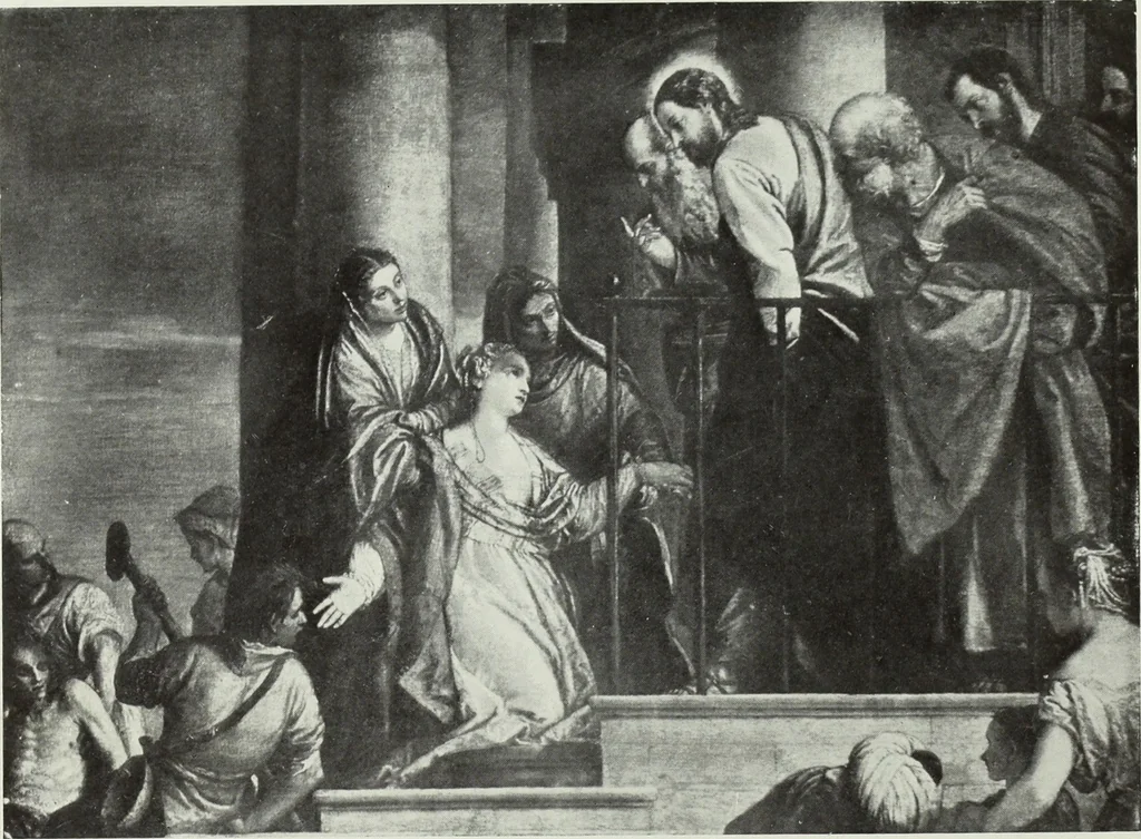 An illustration from The Gospels in art; the life of Christ, by great painters from Fra Angelico to Holman Hunt;, 1904, leaf 159