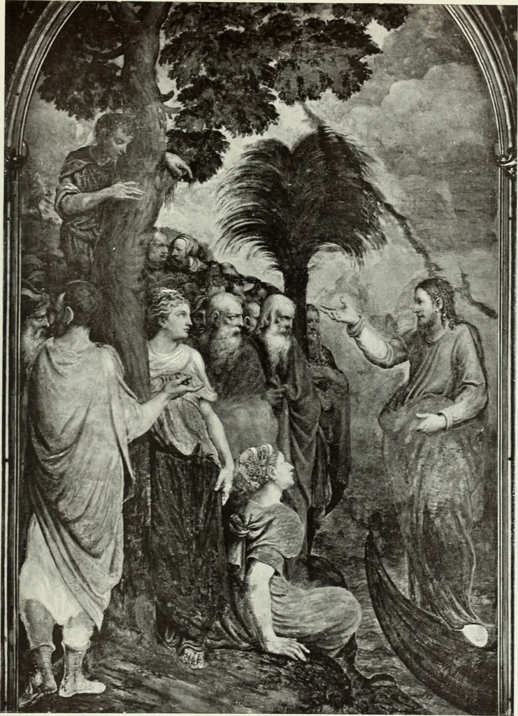 An illustration from The Gospels in art; the life of Christ, by great painters from Fra Angelico to Holman Hunt;, 1904, leaf 164
