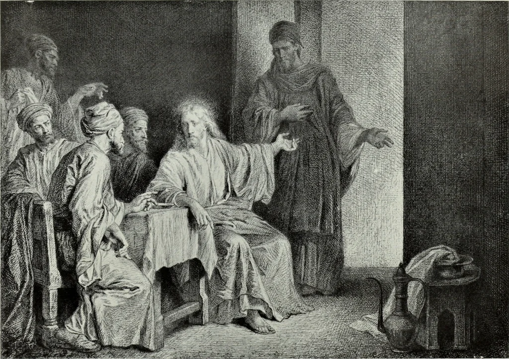 An illustration from The Gospels in art; the life of Christ, by great painters from Fra Angelico to Holman Hunt;, 1904, leaf 181