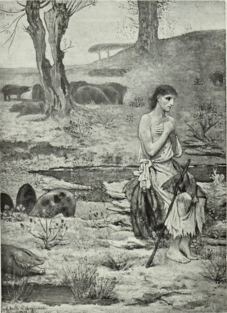 An illustration from The Gospels in art; the life of Christ, by great painters from Fra Angelico to Holman Hunt;, 1904, leaf 187