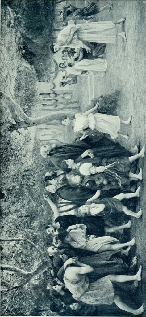 An illustration from The Gospels in art; the life of Christ, by great painters from Fra Angelico to Holman Hunt;, 1904, leaf 190