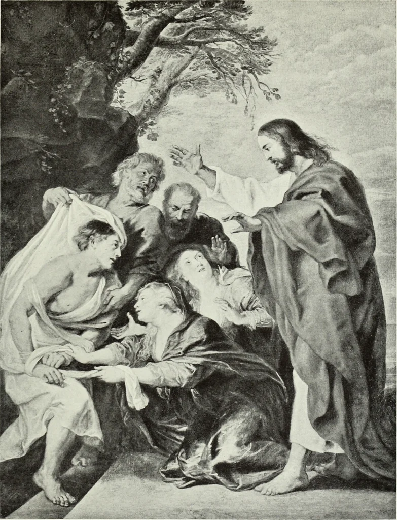 An illustration from The Gospels in art; the life of Christ, by great painters from Fra Angelico to Holman Hunt;, 1904, leaf 194