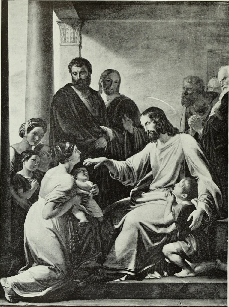 An illustration from The Gospels in art; the life of Christ, by great painters from Fra Angelico to Holman Hunt;, 1904, leaf 195