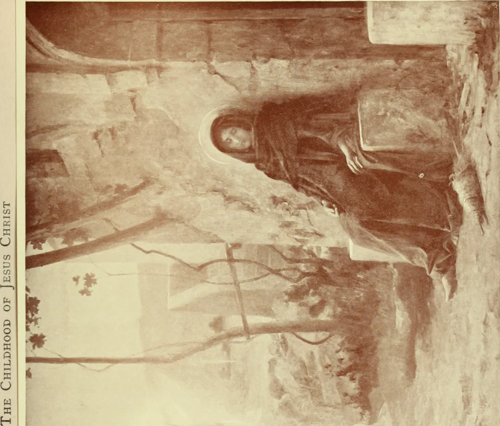 An illustration from The Gospels in art; the life of Christ, by great painters from Fra Angelico to Holman Hunt;, 1904, leaf 20