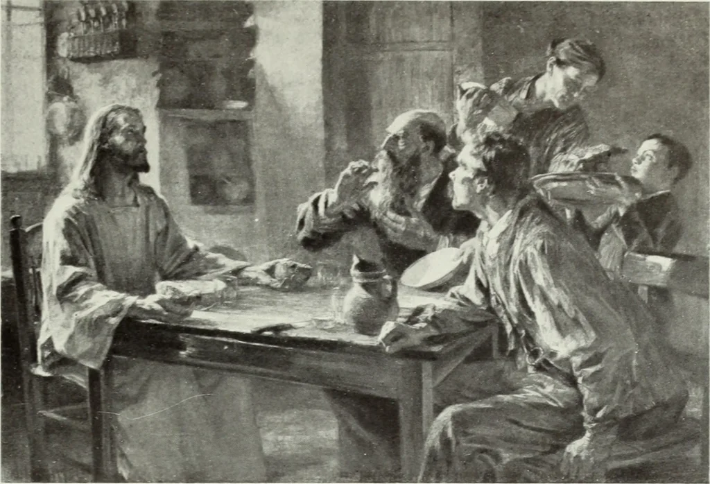 An illustration from The Gospels in art; the life of Christ, by great painters from Fra Angelico to Holman Hunt;, 1904, leaf 200