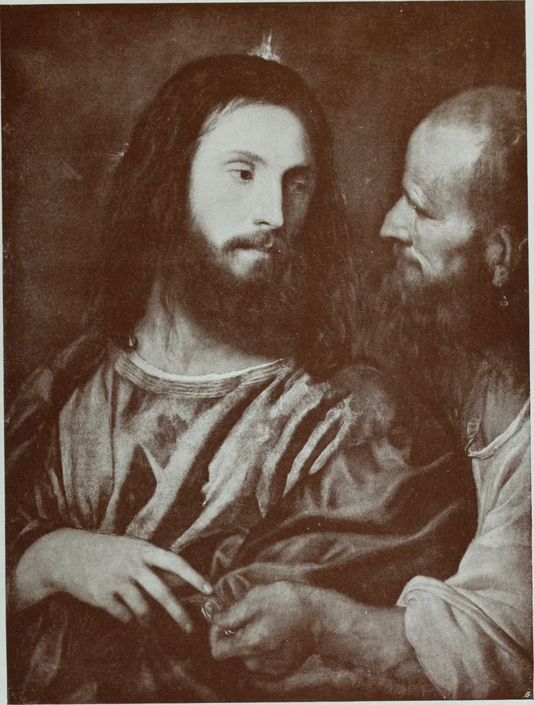 An illustration from The Gospels in art; the life of Christ, by great painters from Fra Angelico to Holman Hunt;, 1904, leaf 202