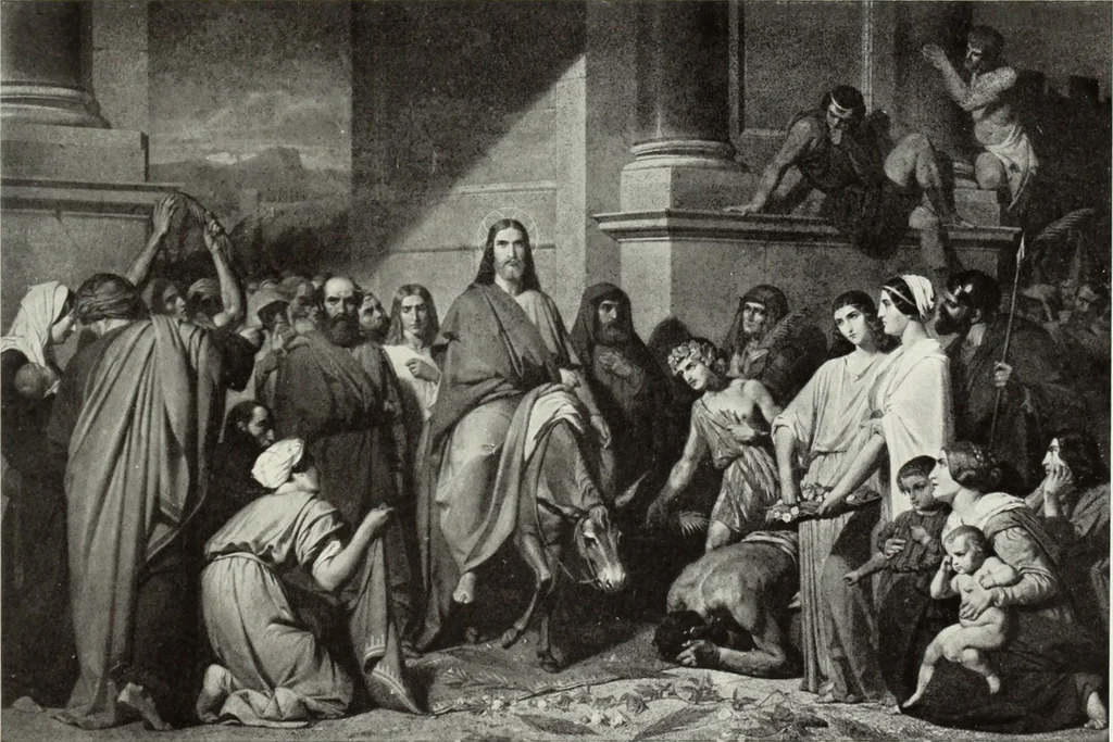 An illustration from The Gospels in art; the life of Christ, by great painters from Fra Angelico to Holman Hunt;, 1904, leaf 204