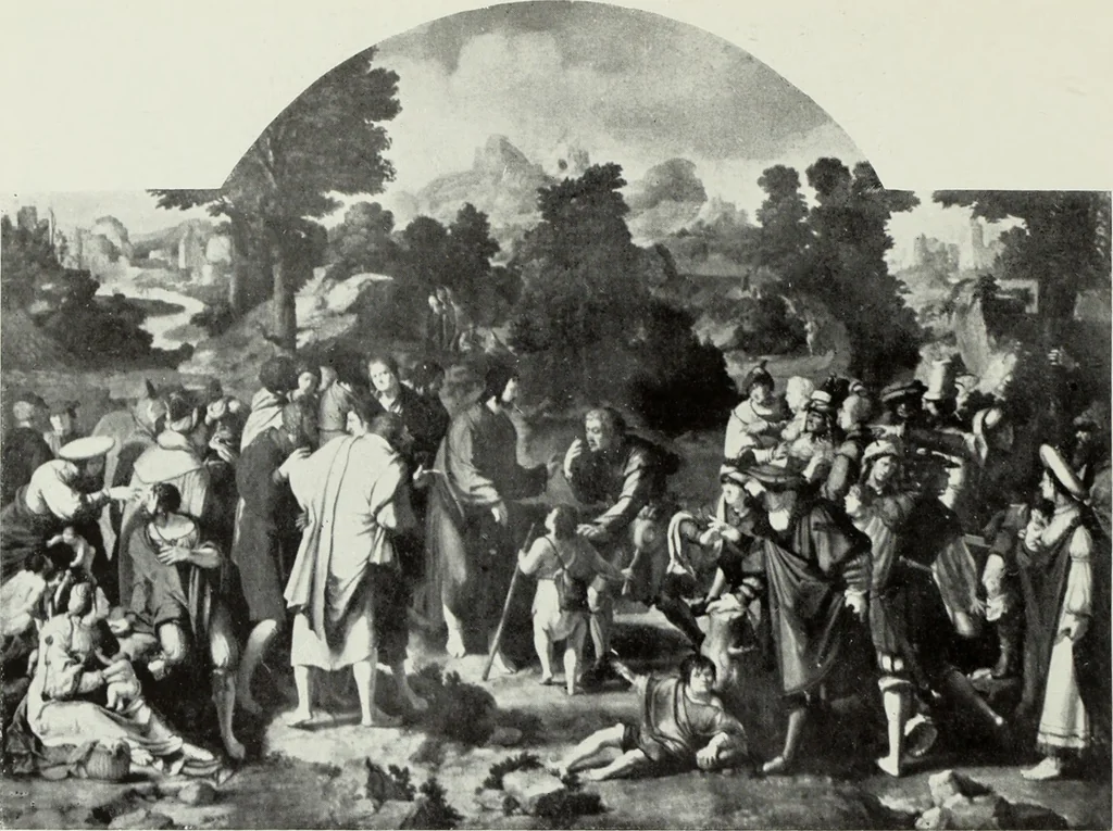 An illustration from The Gospels in art; the life of Christ, by great painters from Fra Angelico to Holman Hunt;, 1904, leaf 205