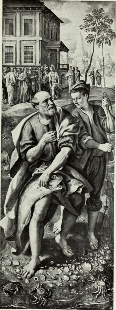 An illustration from The Gospels in art; the life of Christ, by great painters from Fra Angelico to Holman Hunt;, 1904, leaf 206
