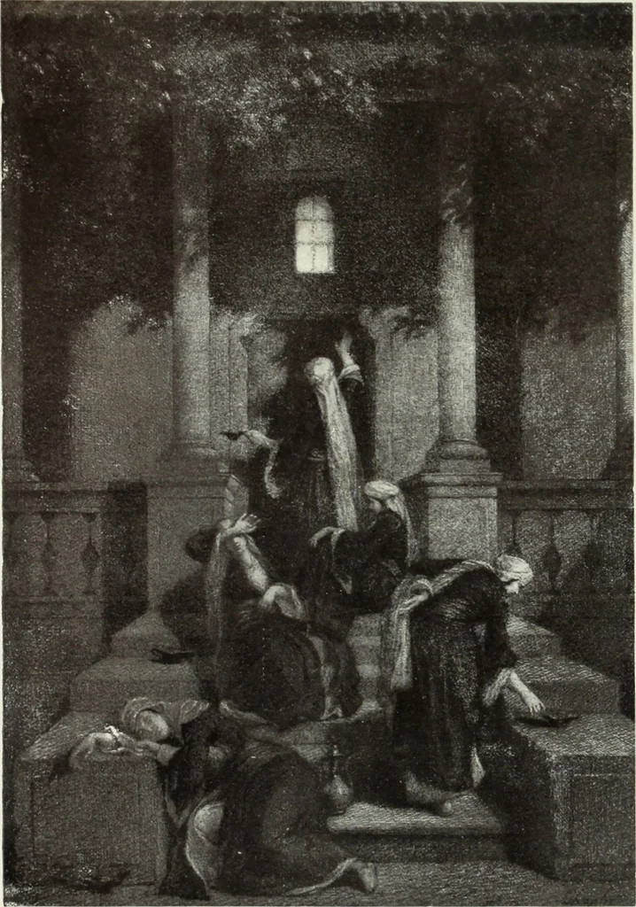 An illustration from The Gospels in art; the life of Christ, by great painters from Fra Angelico to Holman Hunt;, 1904, leaf 212