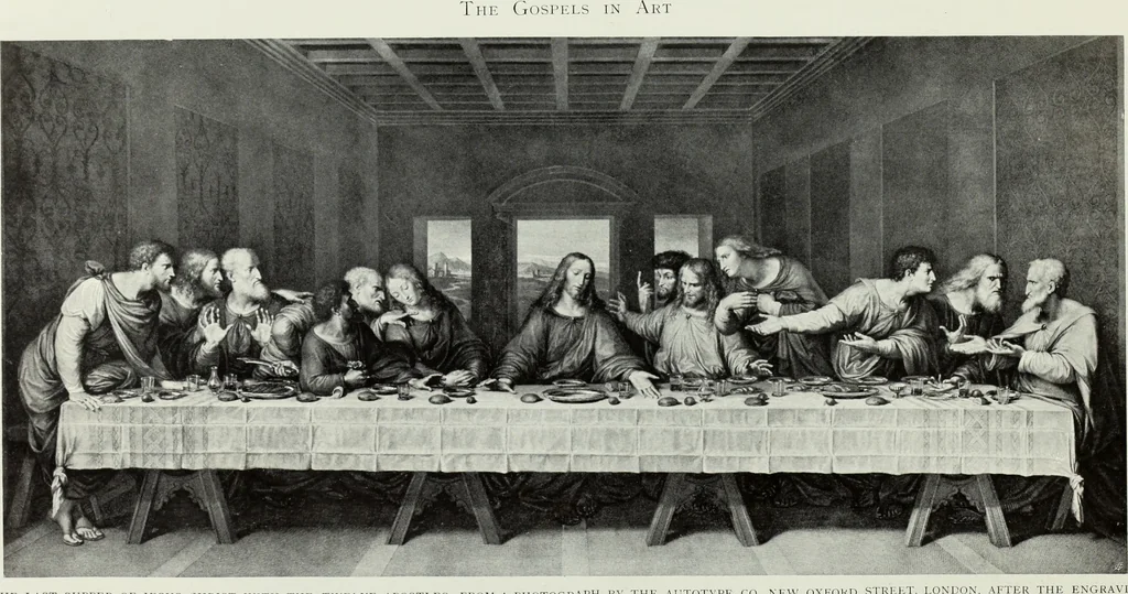An illustration from The Gospels in art; the life of Christ, by great painters from Fra Angelico to Holman Hunt;, 1904, leaf 215