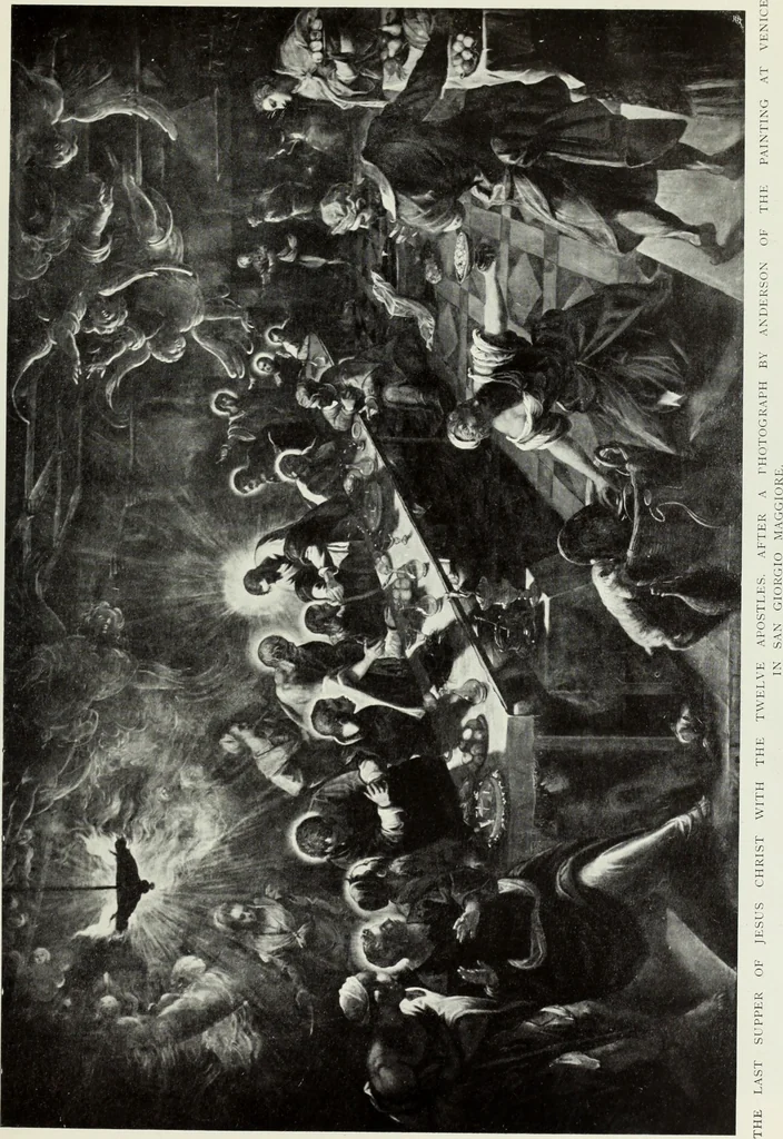 An illustration from The Gospels in art; the life of Christ, by great painters from Fra Angelico to Holman Hunt;, 1904, leaf 216