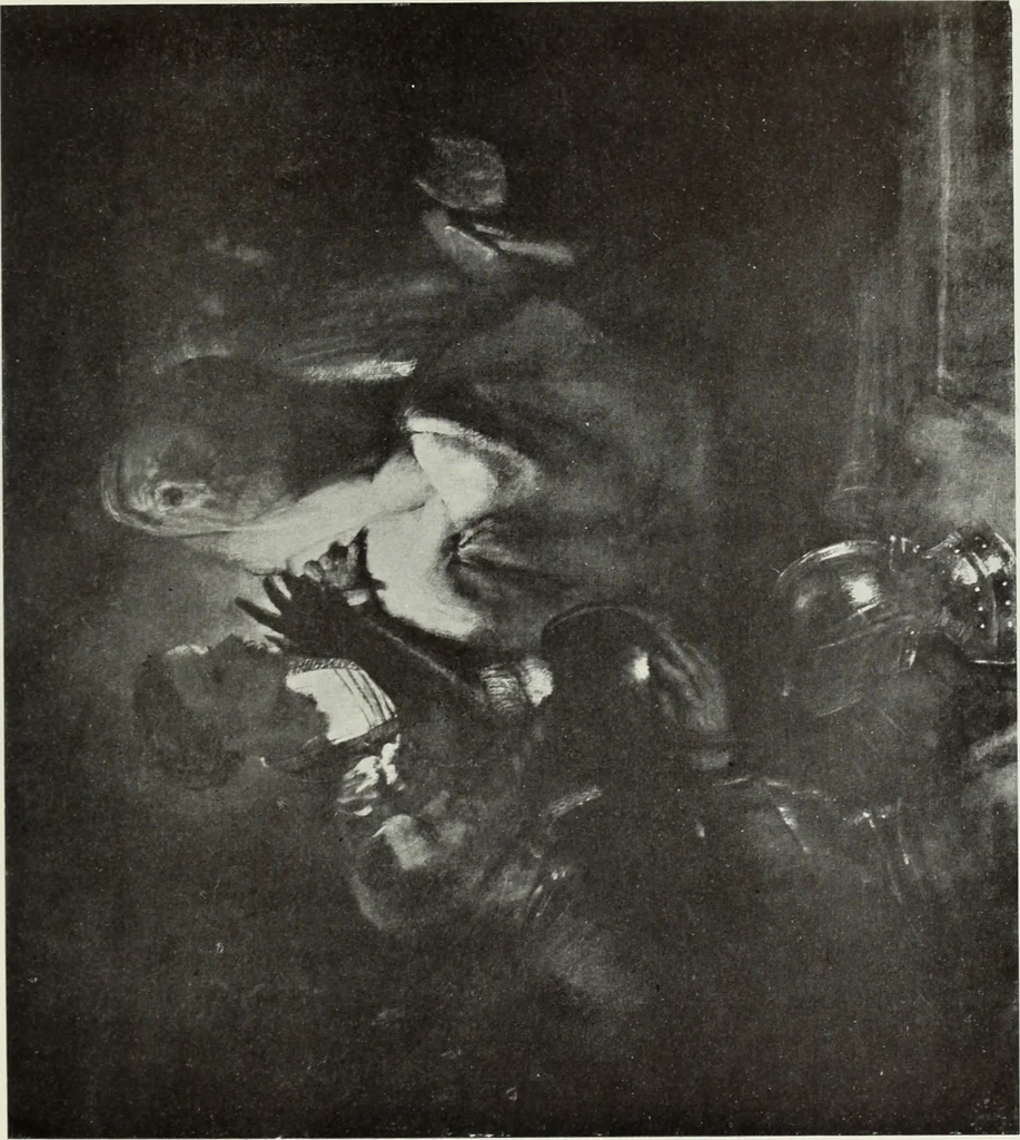 An illustration from The Gospels in art; the life of Christ, by great painters from Fra Angelico to Holman Hunt;, 1904, leaf 242