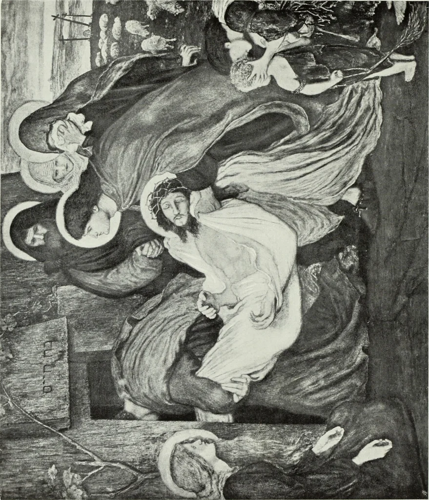 An illustration from The Gospels in art; the life of Christ, by great painters from Fra Angelico to Holman Hunt;, 1904, leaf 269