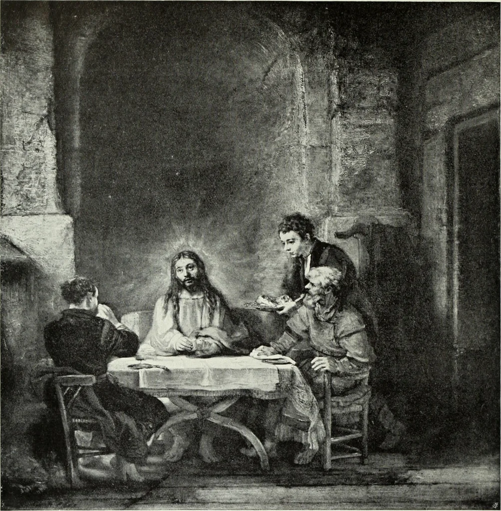 An illustration from The Gospels in art; the life of Christ, by great painters from Fra Angelico to Holman Hunt;, 1904, leaf 277