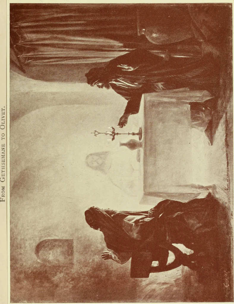 An illustration from The Gospels in art; the life of Christ, by great painters from Fra Angelico to Holman Hunt;, 1904, leaf 278
