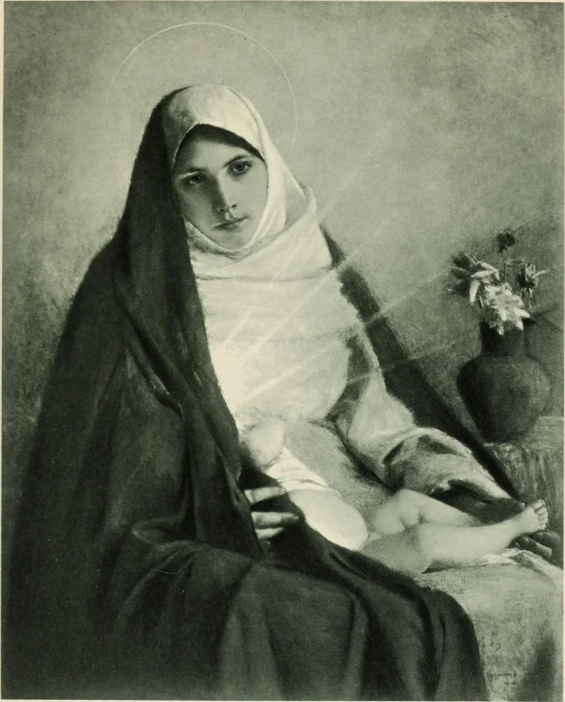An illustration from The Gospels in art; the life of Christ, by great painters from Fra Angelico to Holman Hunt;, 1904, leaf 44