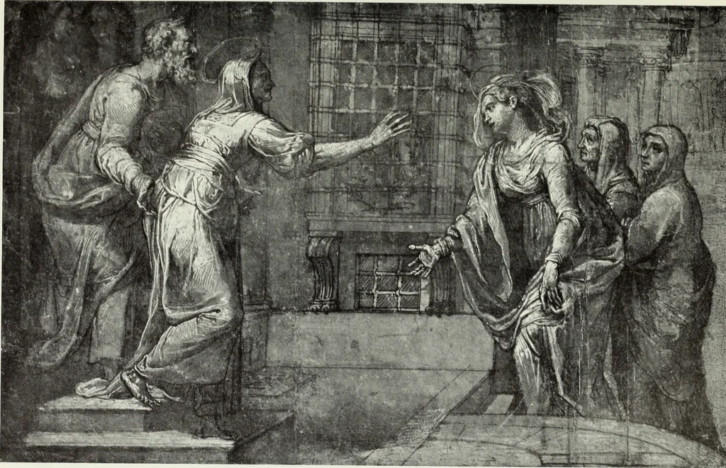An illustration from The Gospels in art; the life of Christ, by great painters from Fra Angelico to Holman Hunt;, 1904, leaf 54