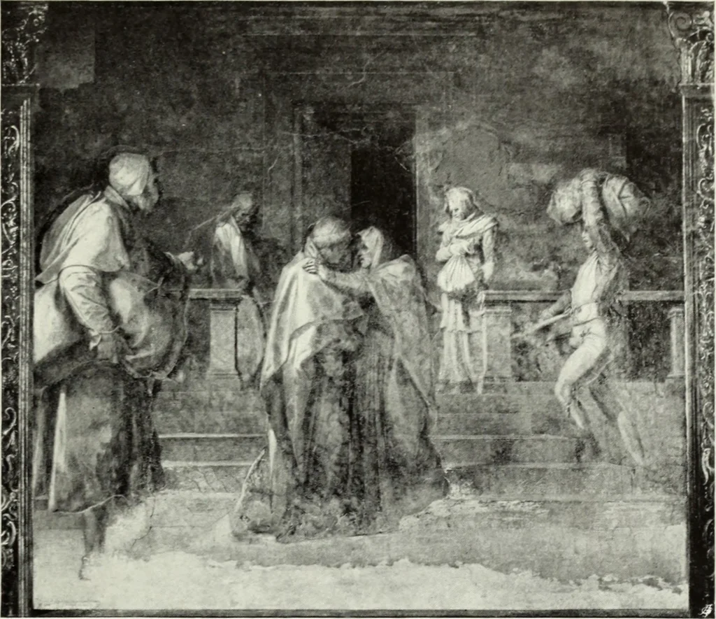 An illustration from The Gospels in art; the life of Christ, by great painters from Fra Angelico to Holman Hunt;, 1904, leaf 56