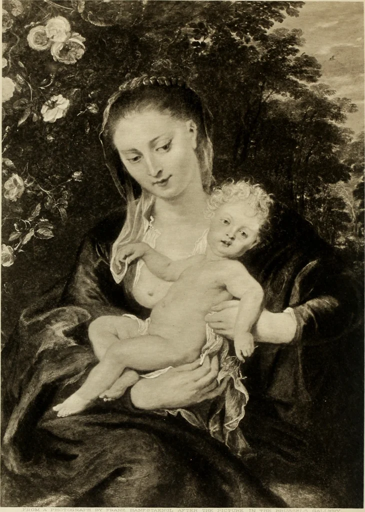An illustration from The Gospels in art; the life of Christ, by great painters from Fra Angelico to Holman Hunt;, 1904, leaf 7
