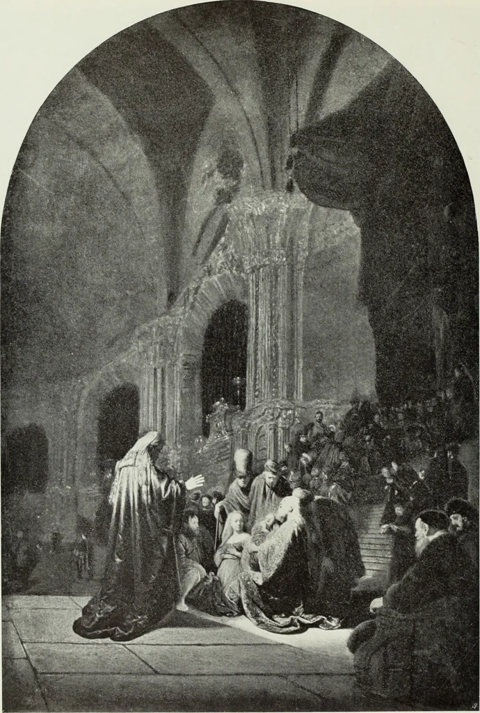 An illustration from The Gospels in art; the life of Christ, by great painters from Fra Angelico to Holman Hunt;, 1904, leaf 73