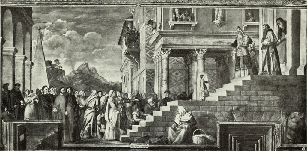 An illustration from The Gospels in art; the life of Christ, by great painters from Fra Angelico to Holman Hunt;, 1904, leaf 74
