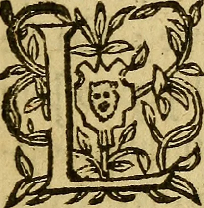 An illustration from The gospels of the fower Euangelistes : translated in the olde Saxons tyme out of Latin in the vulgare toung of the Saxons, newly collected out of auncient monumentes of the sayd Saxons, and now published for testimonie of the same, 1571, leaf 14