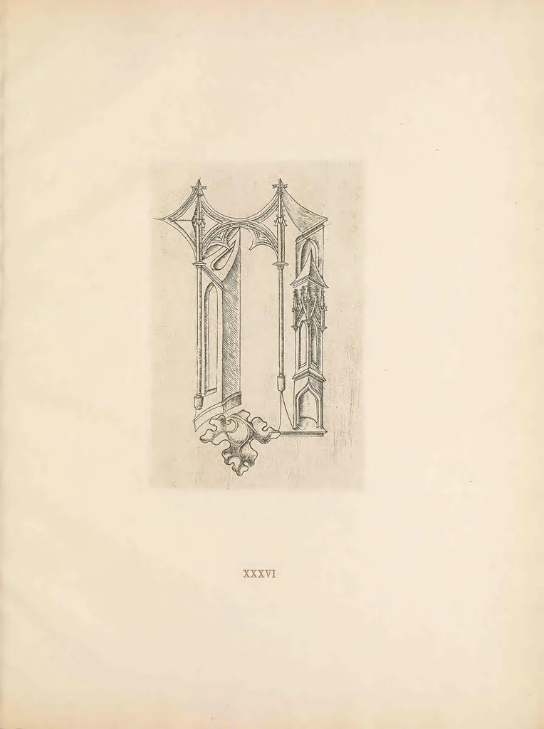 An illustration from Gothic alphabets, 1897, leaf 89