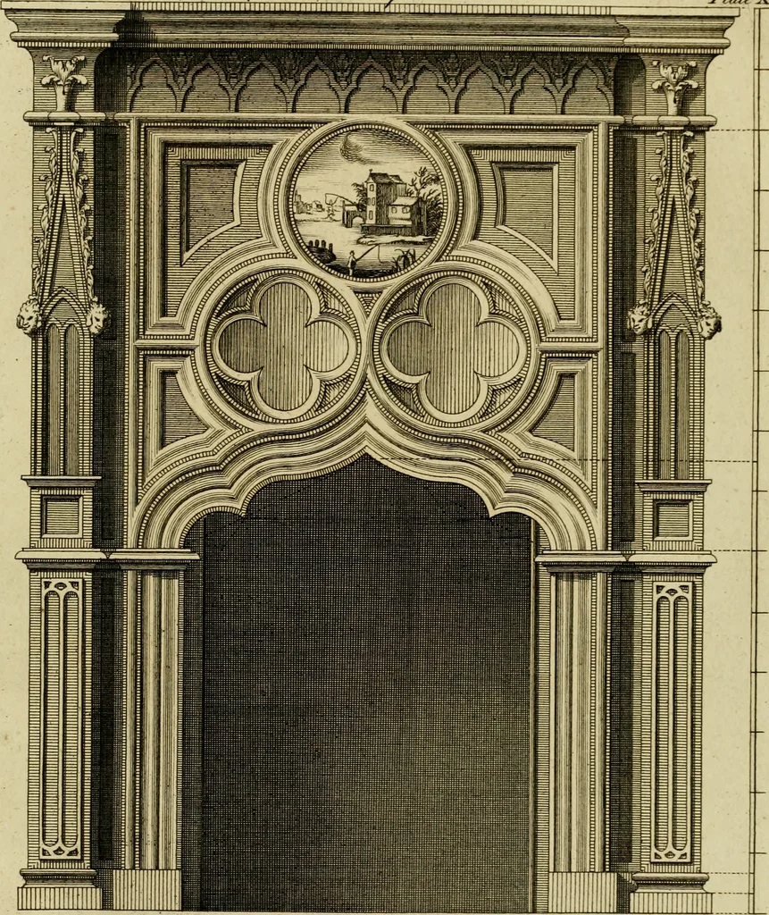 An illustration from Gothic architecture, 1742, leaf 104