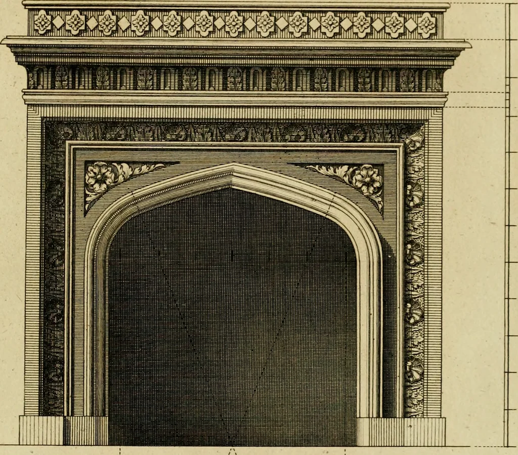An illustration from Gothic architecture, 1742, leaf 108