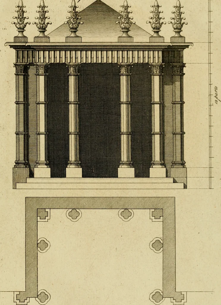 An illustration from Gothic architecture, 1742, leaf 116