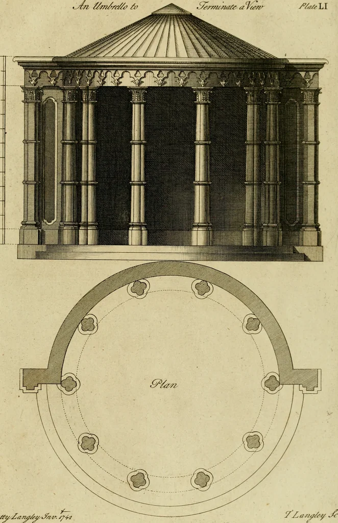 An illustration from Gothic architecture, 1742, leaf 118