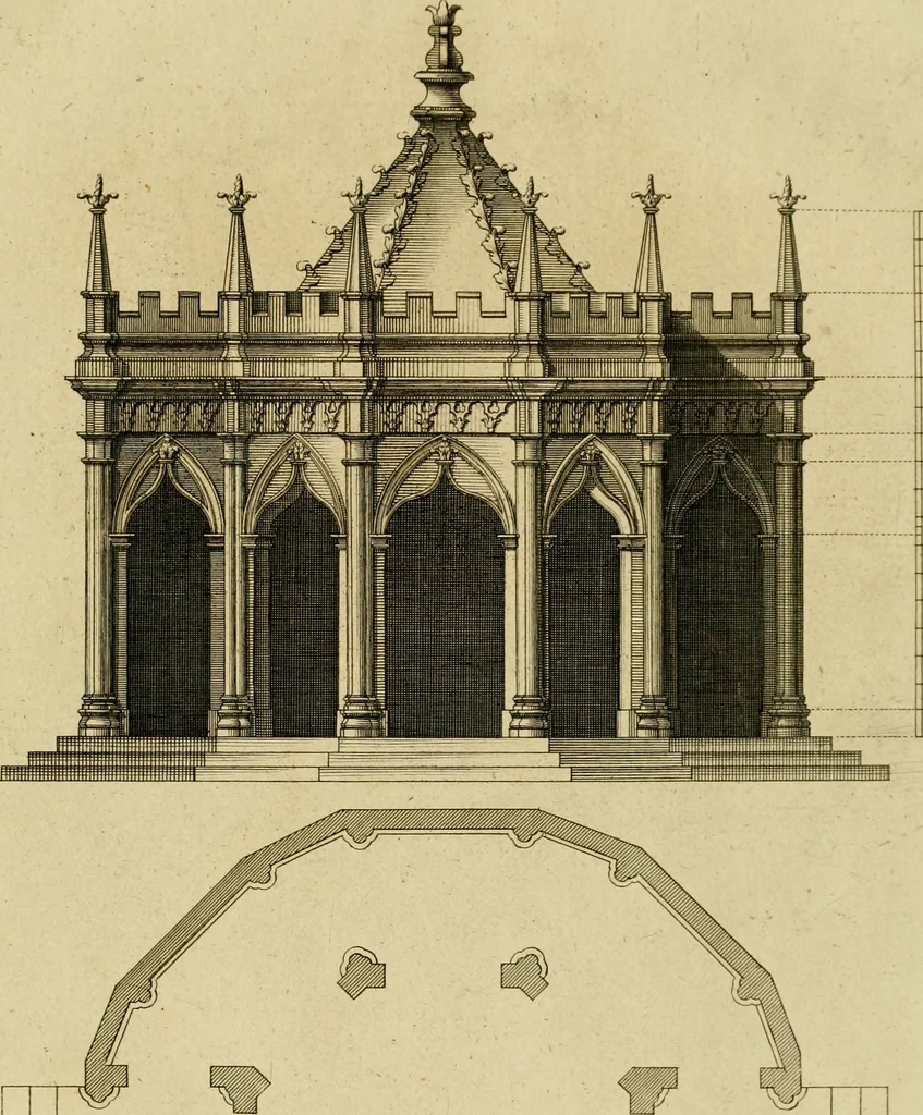 An illustration from Gothic architecture, 1742, leaf 120