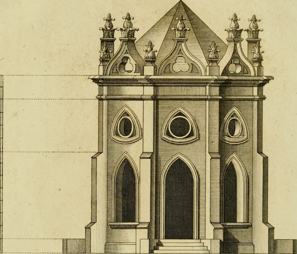 An illustration from Gothic architecture, 1742, leaf 130