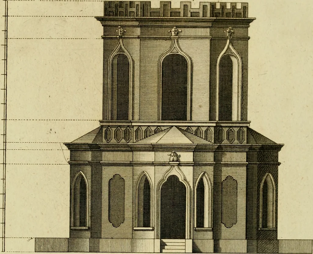 An illustration from Gothic architecture, 1742, leaf 132