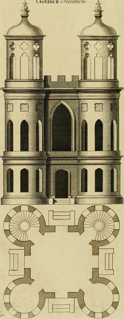 An illustration from Gothic architecture, 1742, leaf 138