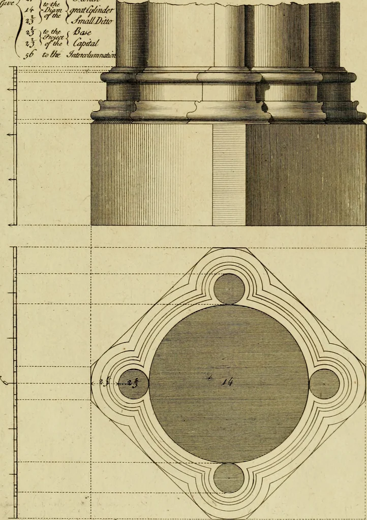 An illustration from Gothic architecture, 1742, leaf 14