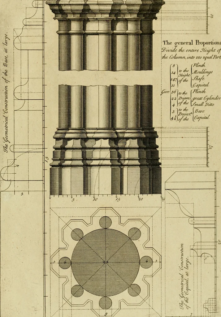 An illustration from Gothic architecture, 1742, leaf 16
