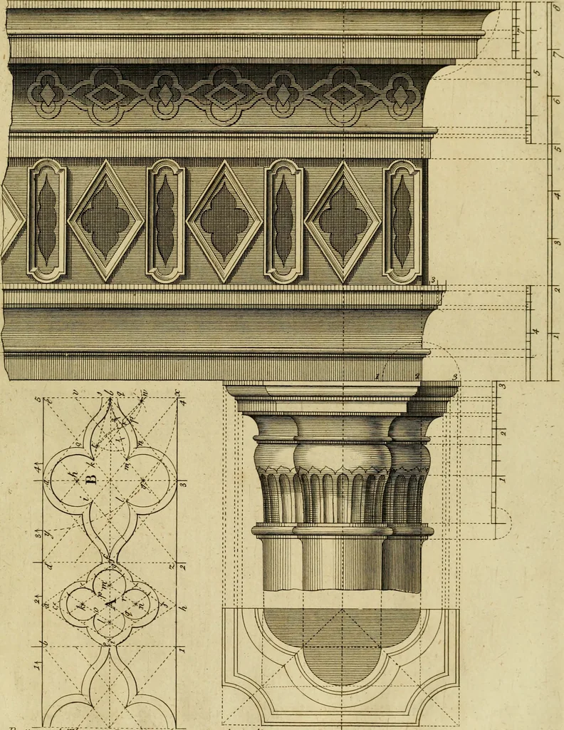 An illustration from Gothic architecture, 1742, leaf 32