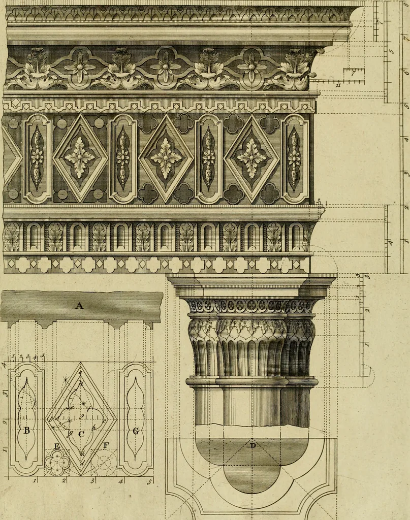 An illustration from Gothic architecture, 1742, leaf 34