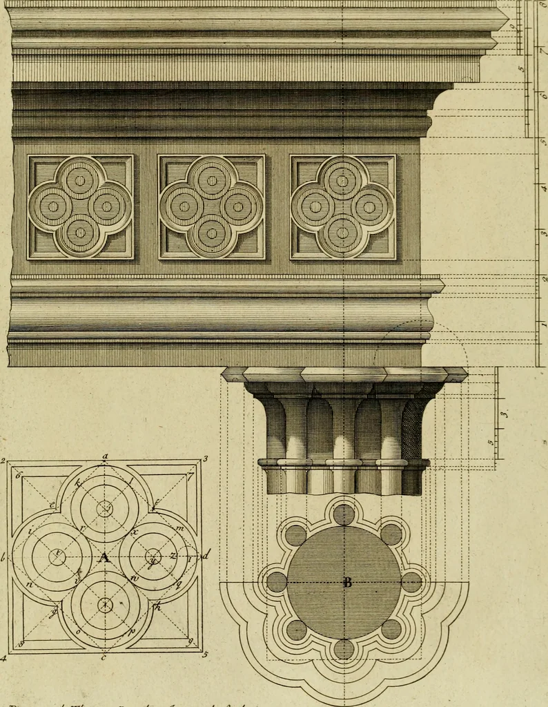 An illustration from Gothic architecture, 1742, leaf 44